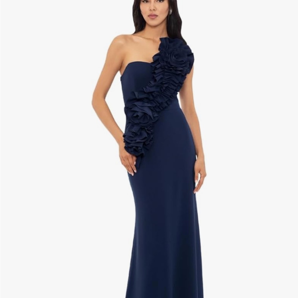 Betsy & Adam gianina 3d flower dress